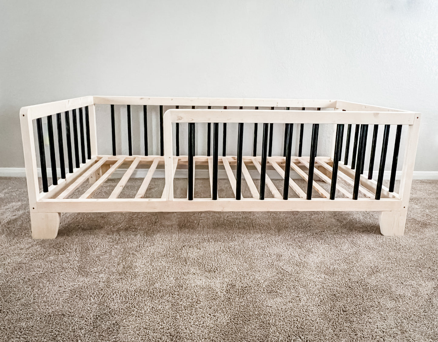 
                  
                    Black Montessori Floor Bed
                  
                